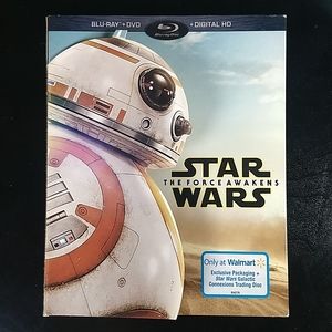 Star Wars: The Force Awakens, Blu Ray/ DVD combo pack, 2 Blu Ray, 1 DVD, Mint-